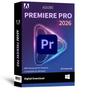 Adobe Premiere Pro 2026 Digital License Lifetime for Windows